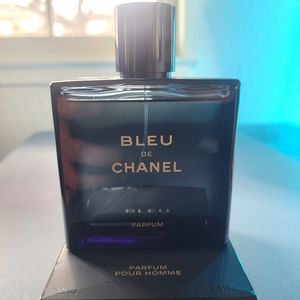 Bleu de Chanel Parfum 3.4 Oz | 97% Full | Men's Fragrance